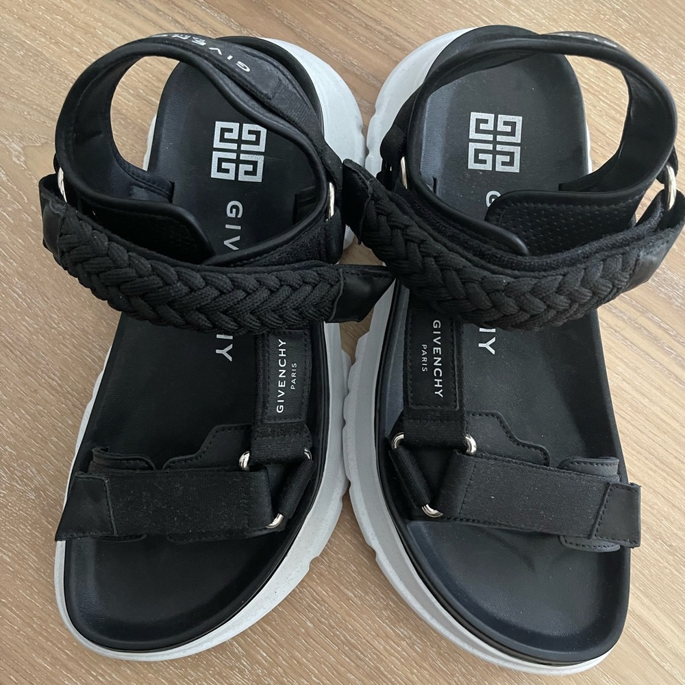 Givenchy Black Spectre Sandals